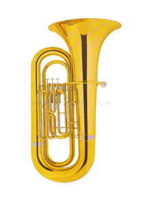 Handgefertigte goldlackierte Tuba 4/4 – Mittelstufe (TU-M3488G)