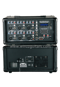Heißer Verkauf 2 x Band EQ Mobile Power PA 6 Kanal Verstärker (APM-0615BU)