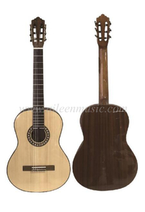 OEM-Großhandel 39-Zoll-Vintage-Serie Holzbindung mit Inlay-Klassikgitarre (ACM17)