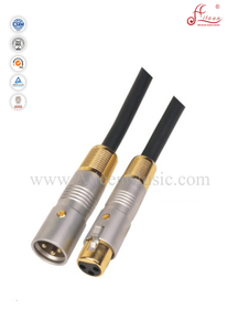 6,5 mm schwarzes XLR-Mikrofonkabel, PVC-Mikrofonkabel (AL-M013)