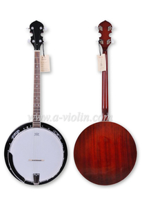 Remo Head Mahagoni-Sperrholz-Banjo mit 4 Saiten und Bindung (ABO244G)