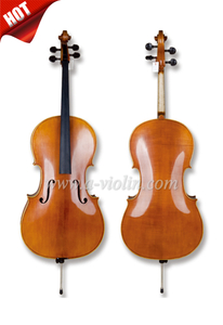 Hochwertiges handgefertigtes Cello mit bunten Flammen (CH200Z)