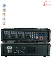 XLR-symmetrischer 4-Kanal-PA-Verstärker Höhen-Bass-EQ Mobiler Leistungsverstärker (APM-0430BU)