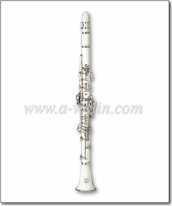 Weiße ABS-Klarinette mit 17 Tasten