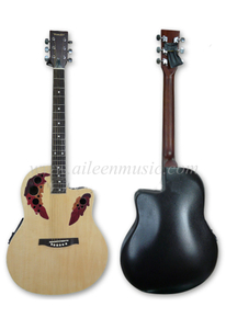 ABS-Bindung 41 Zoll Cutaway Ovation Round Back Gitarre (AFO229CE-41)