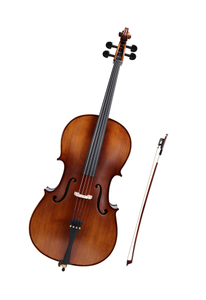 3/4 mittelschweres Cello mit geflammtem Ahornboden zu verkaufen (CM110M)