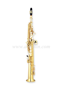 Mittleres Gelbes Brass Band Sopransaxophon (SSP-M4000G)