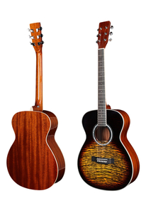 Akustische Gitarre 40-41 Zoll Linde mit speziellem Musterdruck (AF07DT-G)
