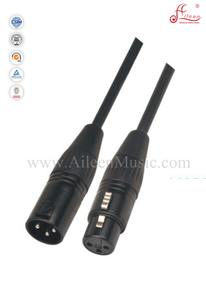 Hochwertiges schwarzes 6,5-mm-XLR-zu-XLR-Mikrofonkabel (AL-M005)