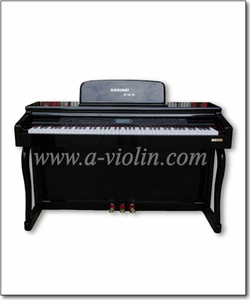 Digitalpiano, 88 Tasten, schwarzes polnisches Klavier (DP606)