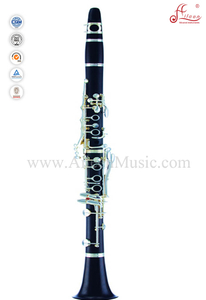 Versilberte Klarinette aus Ebenholz mit 17 Tasten, Kb-Taste (CL3200S)